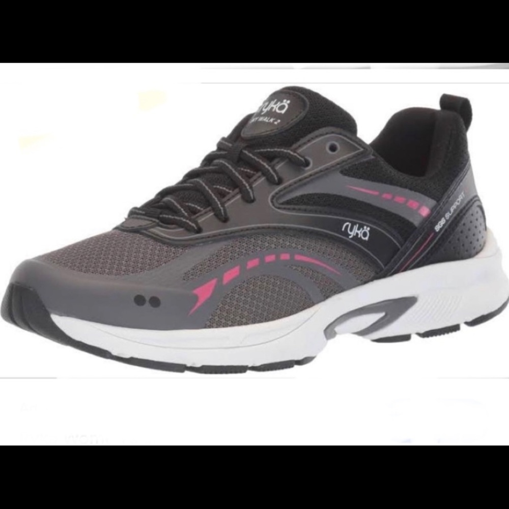 RYKA SKY WALK 2 LEATHER MESH WALKING SNEAKERS
